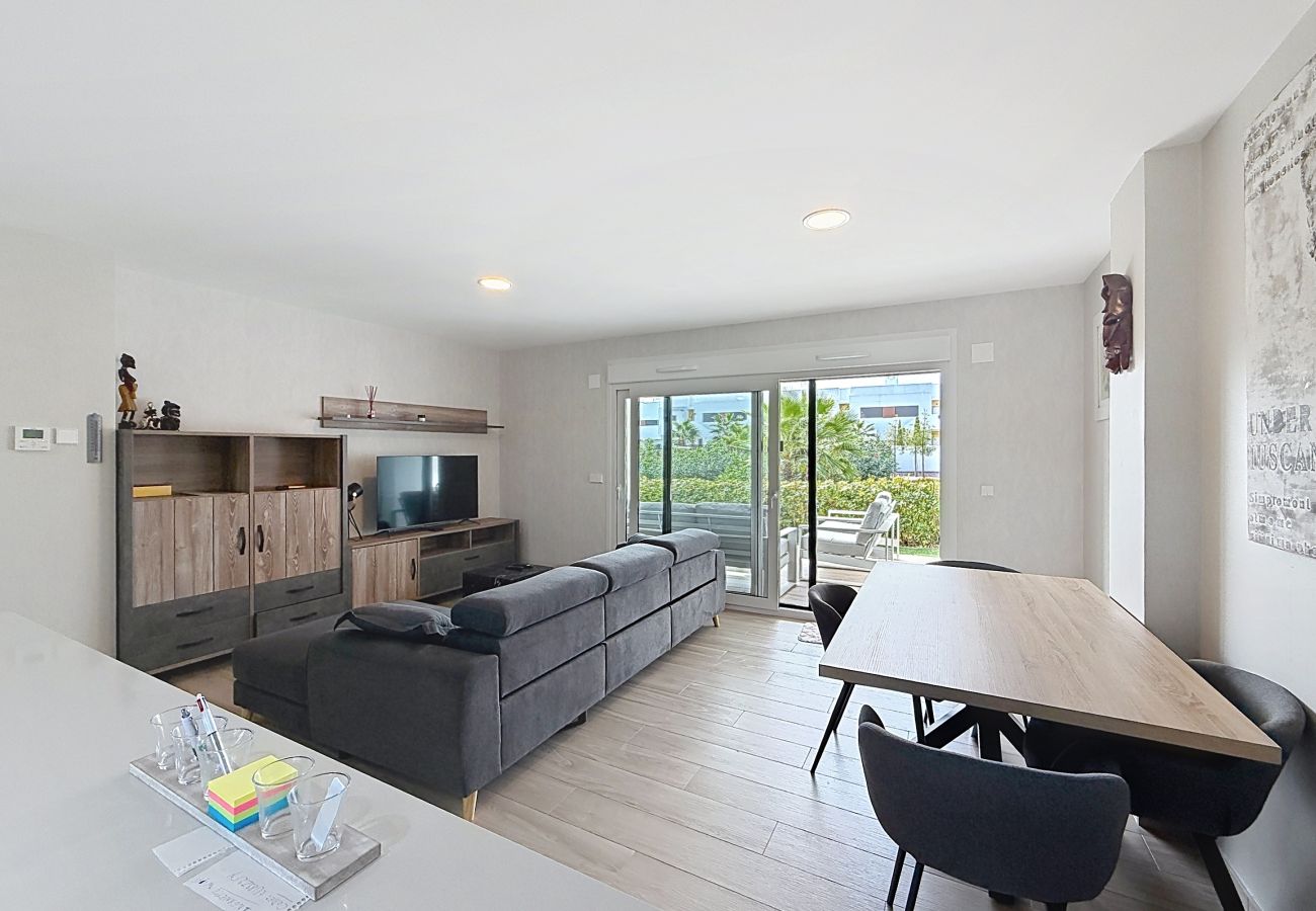 Ferienwohnung in Orihuela - 3123 Apartamento con jardin CAPRI